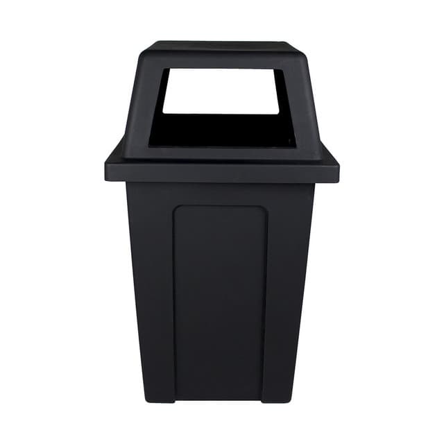 Sentry 45 Gallon LPDE Square Outdoor Trash Can | Busch Systems