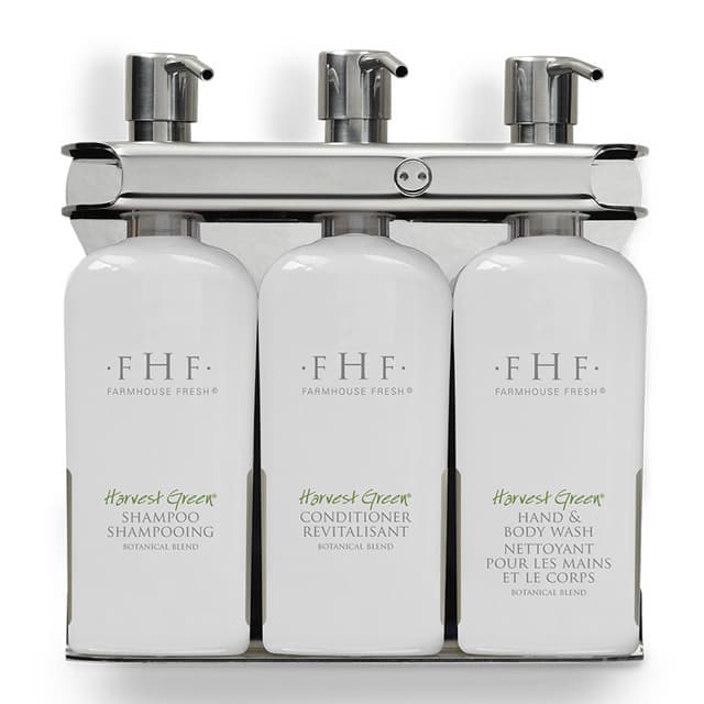 Farmhouse Fresh Harvest Green Aquamenties 3 Chamber Refillable Dispenser