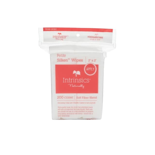Petite Silken Wipes 2" x 2", 4-Ply | Intrinsics