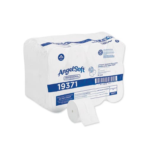 Angel Soft Compact Coreless Bath Tissue, 2-Ply (36 rolls/carton)