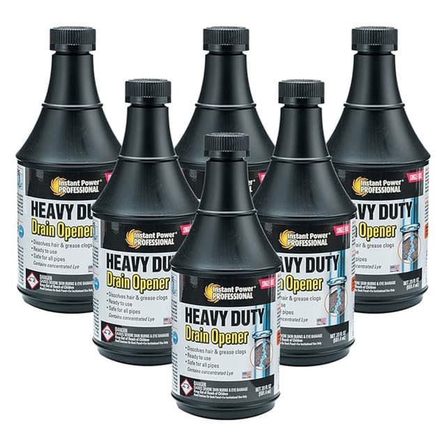 Heavy Duty Drain Opener, 20 oz (Case of 6) | Instant Power