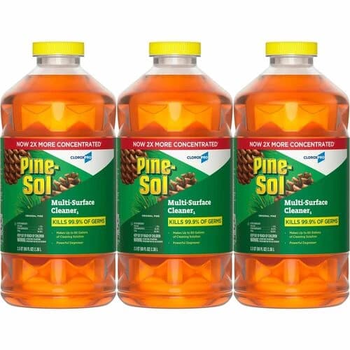 Pine-Sol Multi-Surface Cleaner Disinfectant, Pine, 80oz Bottle, 3PK