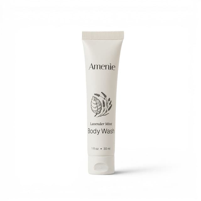 Amenie Lavender Mint Body Wash 1oz Tube (Case of 200)