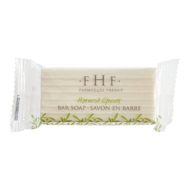 Harvest Green Soap Bar .68oz Wrapped (550/case) | Farmhouse Fresh