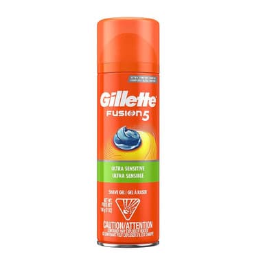 Gillette Fusion5 Ultra Sensitive Shave Gel, 7oz