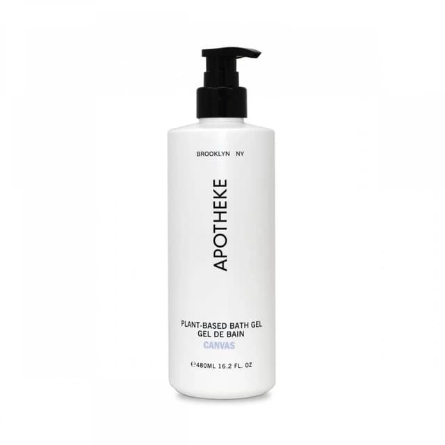 Apotheke Canvas Bath Gel, 16.2 oz Refillable Bottle