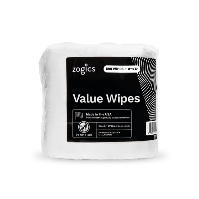 Zogics Value Wipes, Refills, ZV800-1, (Single Roll)