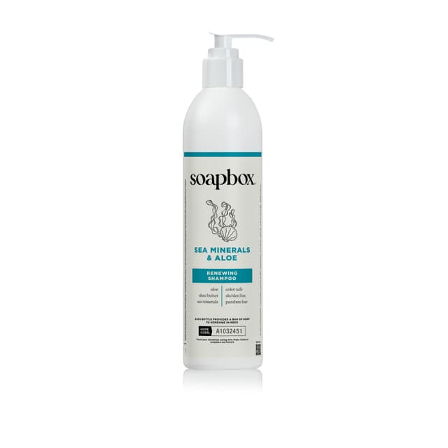 Soapbox Sea Minerals & Aloe Shampoo (12oz, 20/case)