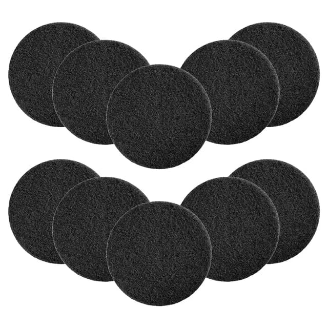 MotorScrubber Floor Stripping Pads, Black (10/Case)