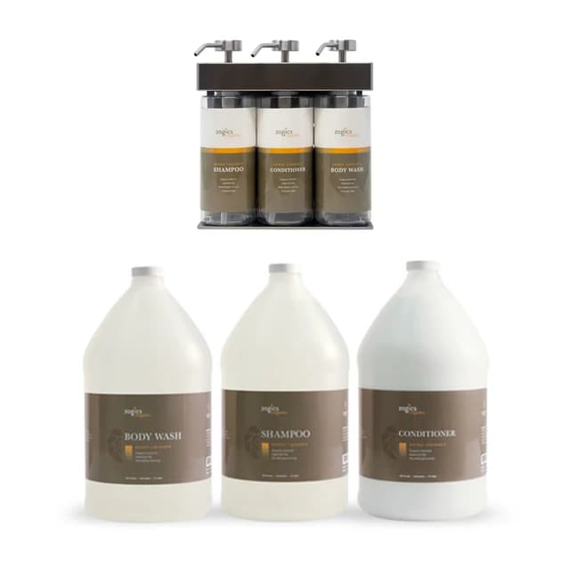 Zogics Organics Honey Coconut New Customer Bath Bundle with Free Dispenser