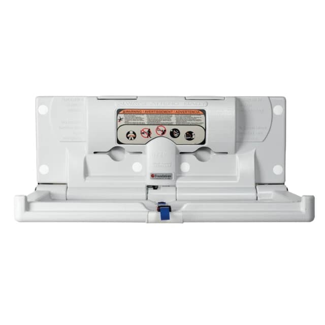 Foundations Horizontal Diaper Changing Station, White, 100-EH-BP