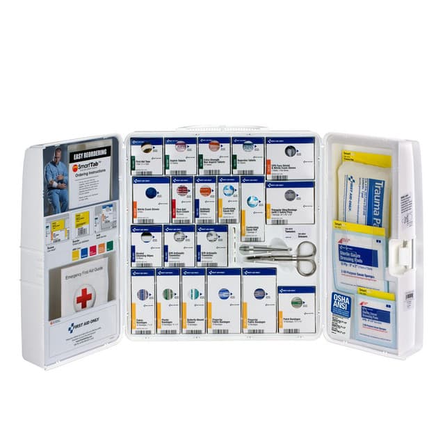 First Aid Only SmartCompliance First Aid Cabinet, 50-Person, 245 Pieces