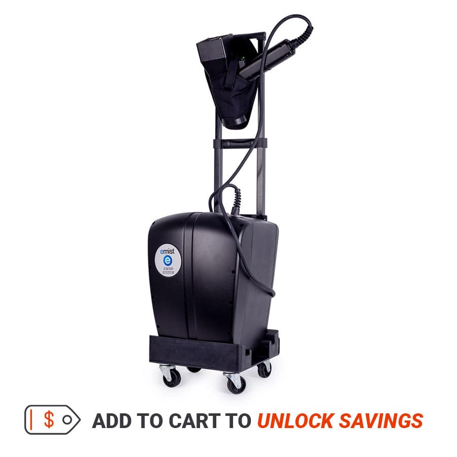 EMist Cordless Roller Cart Electrostatic Disinfectant Sprayer, EM360RC