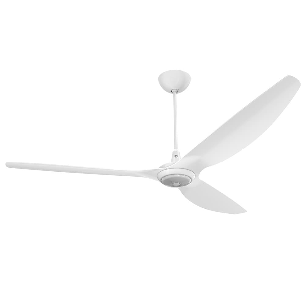 Haiku Gen 4 Indoor Ceiling Fan with LED Downlight and White Hardware, 84" | Big Ass Fans