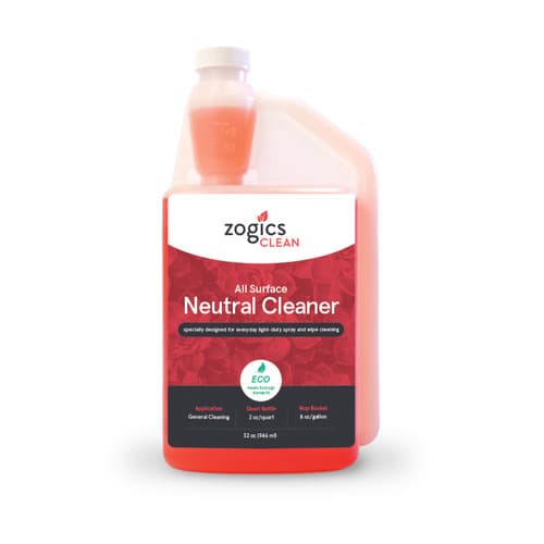 Zogics All Surface Neutral Cleaner (32 oz or Case of 6)
