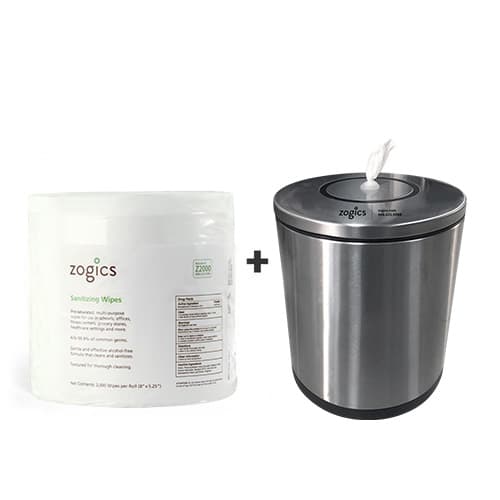 Sanitizing Wipes New Customer Bundle (Free Dispenser)