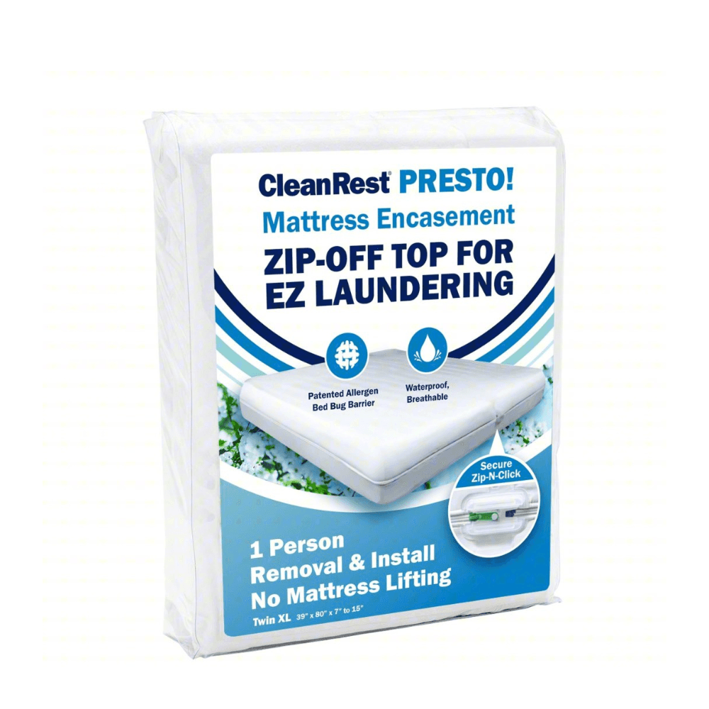 CleanRest PRO Waterproof Mattress Encasement Zip-Off Top