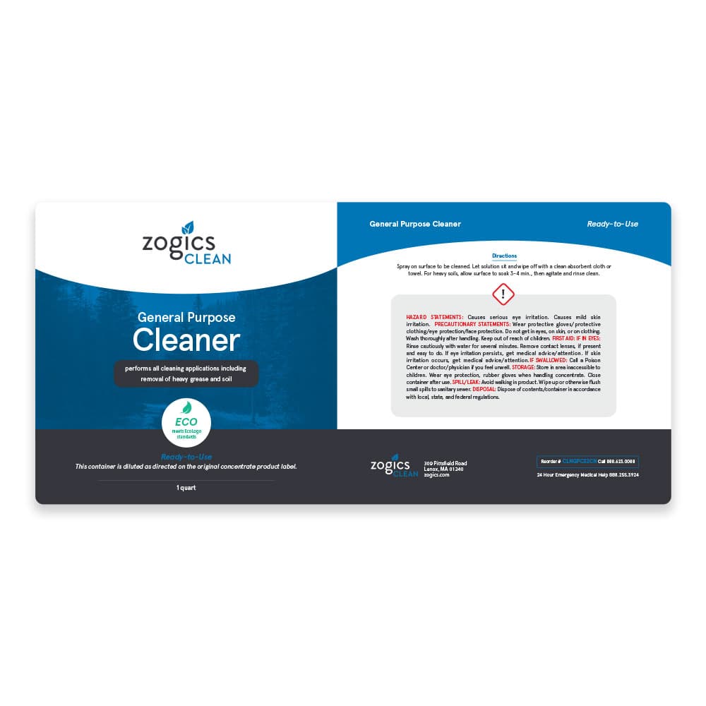 Zogics Commercial Cleaning Spray Bottle (empty)