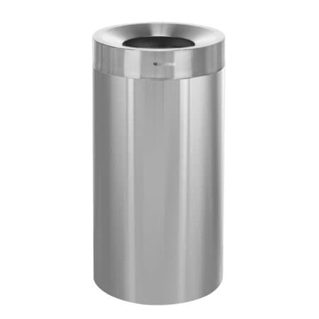 Heavy Duty Stainless Steel Round Trash Can | Alpine Industries