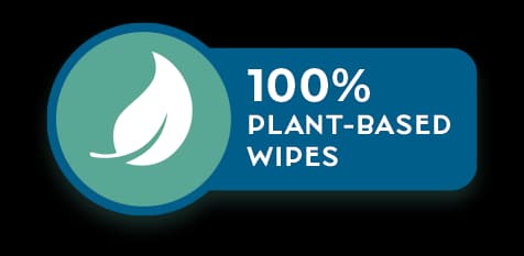 100% Plant-Based Wipes