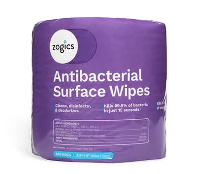 Zogics Antibacterial Disinfecting Wipes