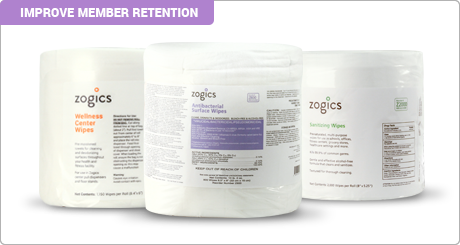 Zogics bestselling gym wipes