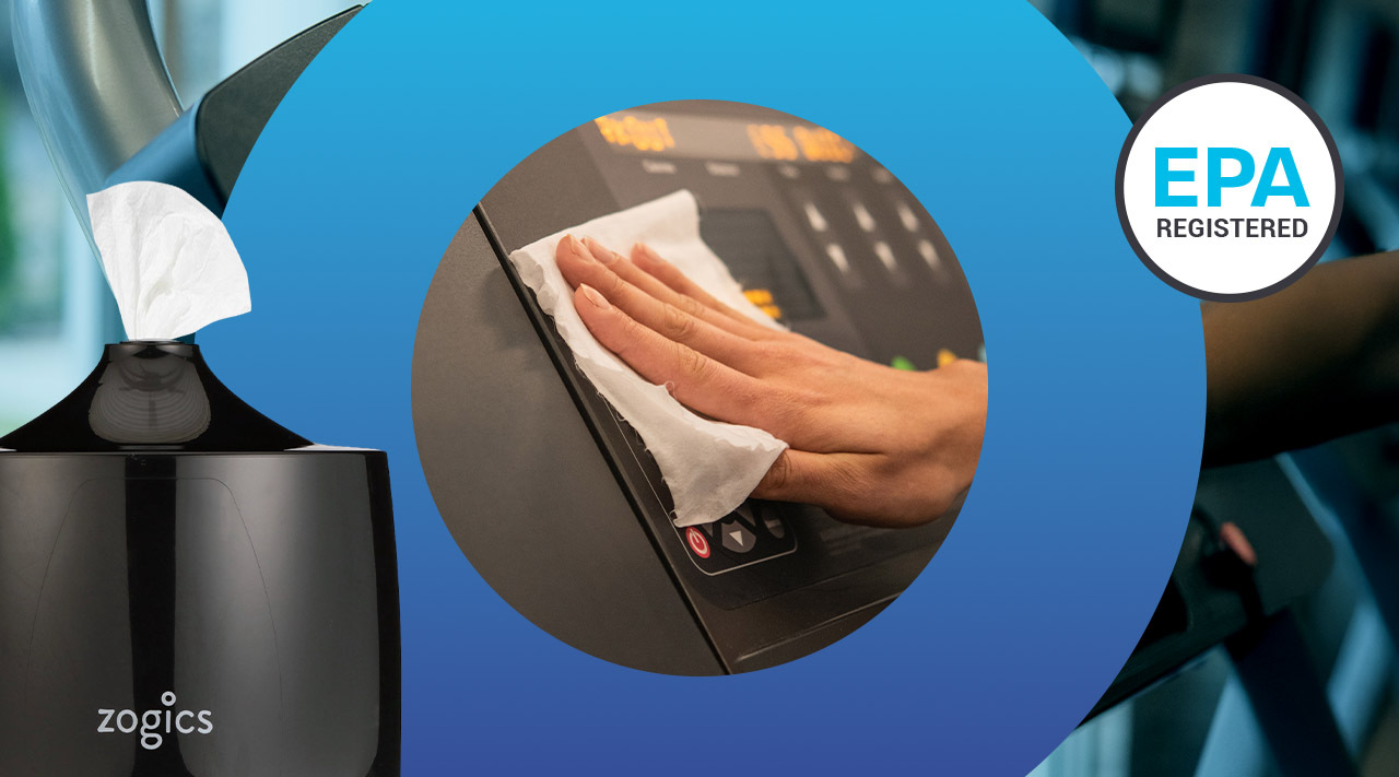 zogics gym wipes
