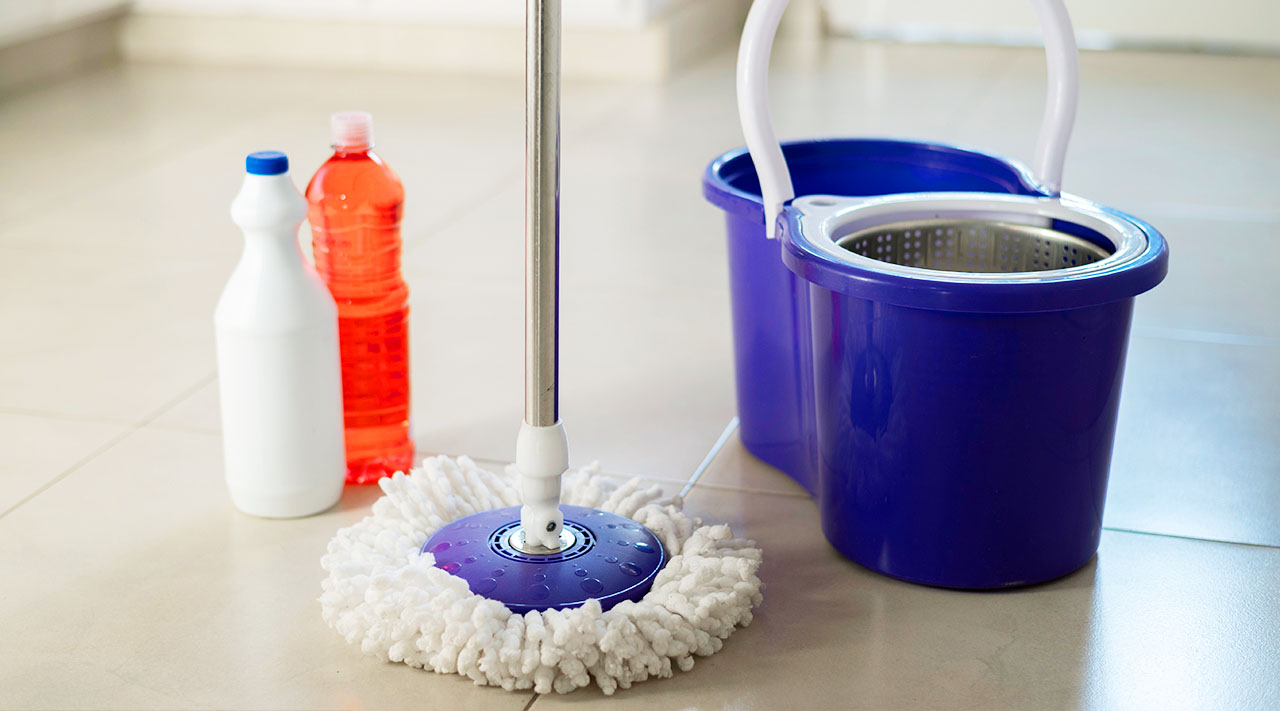 industrial floor mop