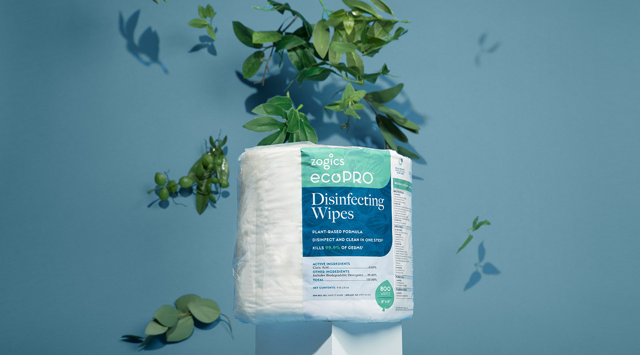 Zogics ecoPro Disinfecting Wipes